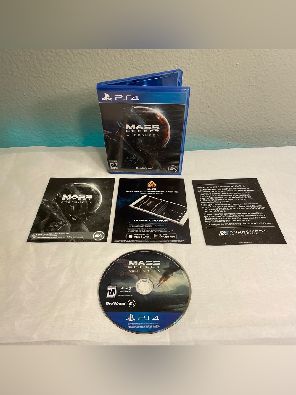 Mass Effect: Andromeda (Sony PlayStation 4, 2017) Tested & Works CIB
